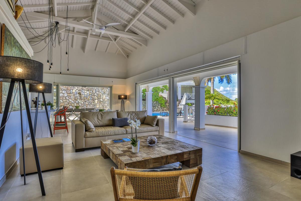 9 Location villa Casa Branca 3 chambres 6 personnes piscine vue mer à Anse Marcel à saint martin